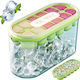 Verk Group Ice Cube Mold Silicone with Lid Green