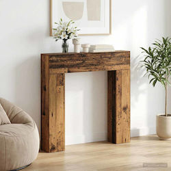 vidaXL Holz Kaminumrandung 102x100,5cm
