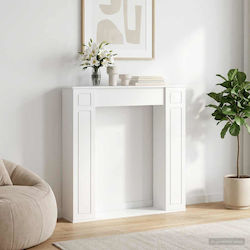 vidaXL Ξύλινη Πρόσοψη Τζακιού 100x100cm