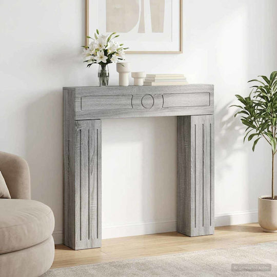 vidaXL Ξύλινη Πρόσοψη Τζακιού 102x100.5cm