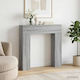 vidaXL Wooden Fireplace Mantel 102x100.5cm
