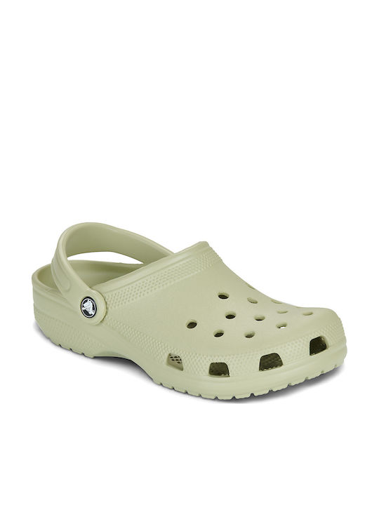 Crocs Classic Γυναικεία Σαμπό Πράσινα