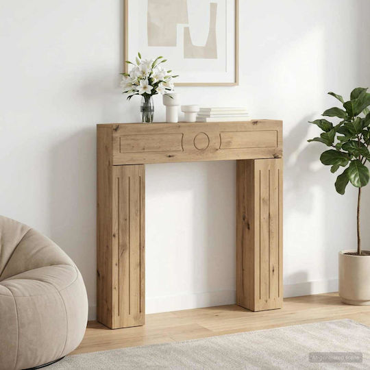 vidaXL vidaXL Wooden Fireplace Mantel 102x100.5cm