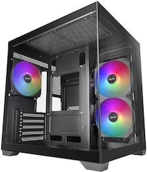 Mars Gaming MC-VIEW3 Gaming Micro Tower with Side Window
