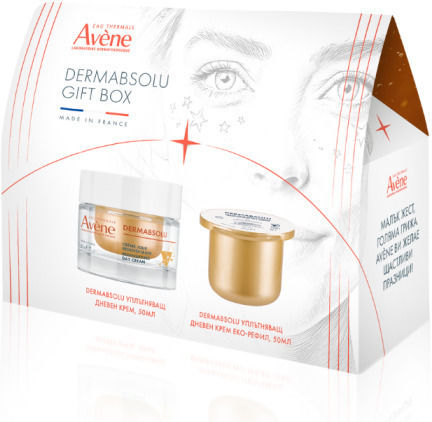 Avène Dermabsolu Стягащ дневен крем 50 мл + пълнител за дневен крем 50 мл комплект