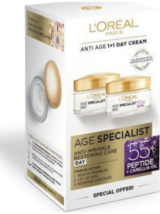 L'Oreal Paris Age Spec 55+ Set Cremă de Față de Zi 2 Buc 50ml