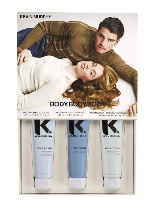 Комплект Kevin Murphy Body Body Scrub 100 Ml + Body Hydrating Body Wash 100 Ml + Body Hydrating Body Lotion 100 Ml