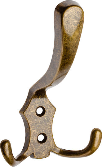 Wall Hanger 3 Hooks Gold
