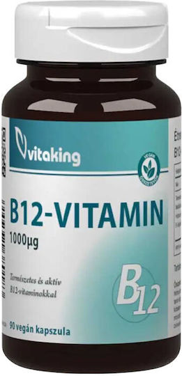 Vitaking Active Vitamin B12 1000 Mcg Vitaking 90 Капсули
