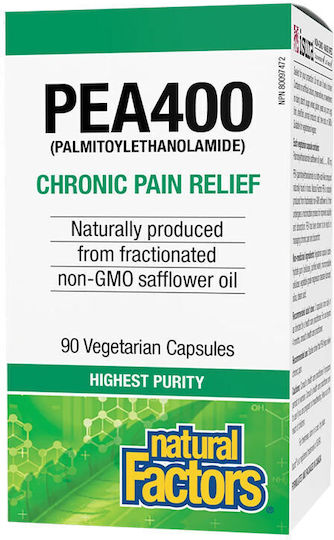 Natural Factors Pea400 Palmitoylethanolamide Natural Factors 90 Veggie Capsules