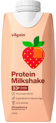 Vilgain Protein Milkshake Strawberry Vilgain 330 Ml