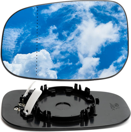 Left Heated Mirror Insert Volvo S40 V50 S60 06-09
