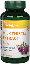 Vitaking Milk Thistle Extract 500 Mg Vitaking 80 Capsules Vitaking Milk Thistle Extract 500 Mg Vitaking 80 Capsules