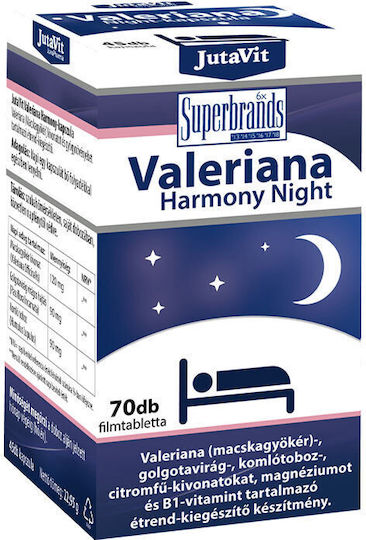 JutaVit Valeriana Harmony Night JutaVit 70 Comprimate