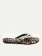 Damen Flache Sandalen Braun