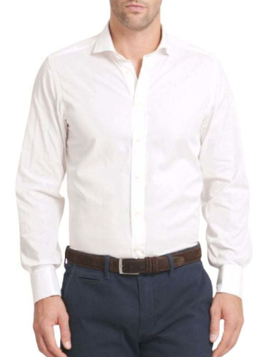 Long Sleeve Shirt Narrow Fit White
