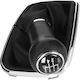 Vw Bora 98-05 Schwarzer Schaltknopf + Gamaschen + Chromrahmen