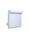 Aluminum Exterior White Roll W100 X H130 Cm Rollsmarket