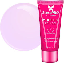 SensoPro Gel Falsche Nagel Lilafarbenes Seiden ...