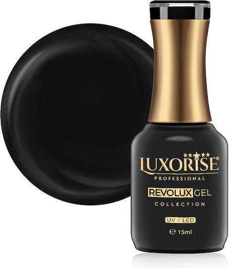 Luxorise Gel Nagellack Iconic Schwarz 15ml