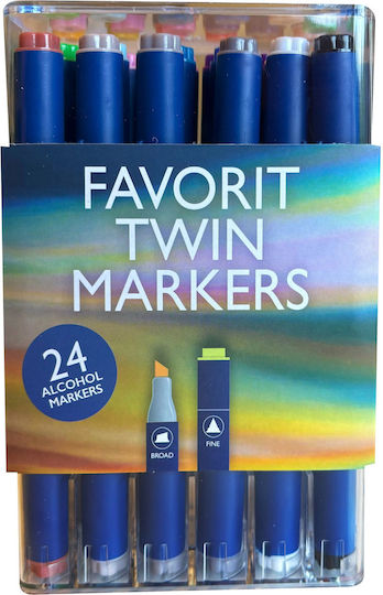 Derwent Underline Markers Set 24pcs