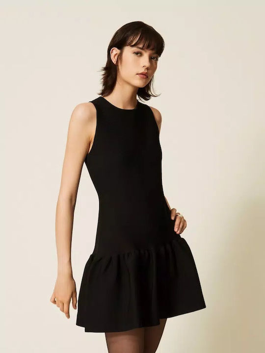 Summer Mini Evening Dress with Ruffles Dress X26