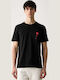 T-shirt Μαύρο