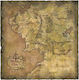 Weta Workshop Lord of the Rings Lord of the Rings Art Print Parchment Map of Middle-earth Figure 59 cm