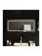 vidaXL Badezimmerspiegel Led 90x40cm Transparent