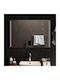 vidaXL Bathroom Mirror Led 90x60cm Transparent