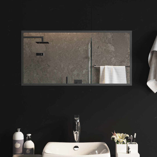 vidaXL Badezimmerspiegel Led 80x40cm Transparent