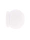 Curtain Wood End White Wooden 2 Pieces
