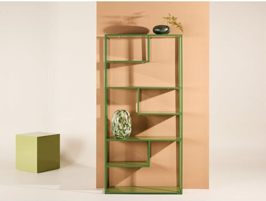 Bookcase Dallas 4919 Green 80x26x164cm
