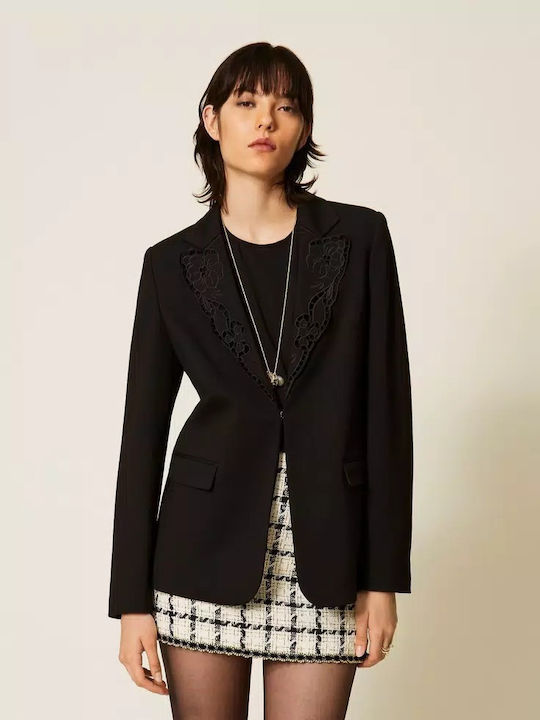 Twinset Damen Blazer Schwarz