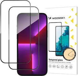 Wozinsky Full Face Tempered Glass 2 Pieces Black (iPhone Air)