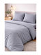 Vesta Home Σεντόνι Υπέρδιπλο με Λάστιχο 160x200+35εκ. Grey