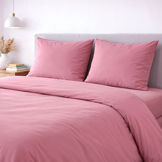 Vesta Home Единичен Чаршаф 100x200см Розов