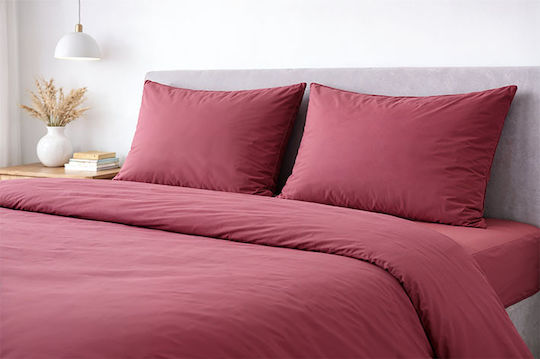 Vesta Home Single Bed Sheet 100x200cm Peach Rose