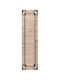 Beliani Covor Coridor Din Iută Negru/Bej 80x300cm