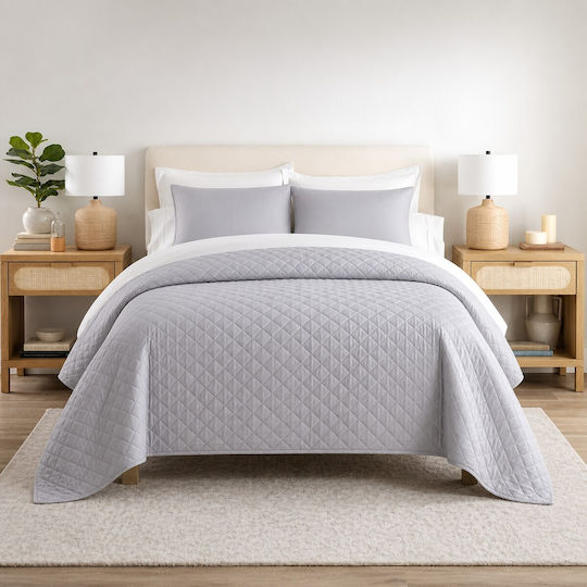 Astron Italy Super Double Coverlet Grey 220x240cm