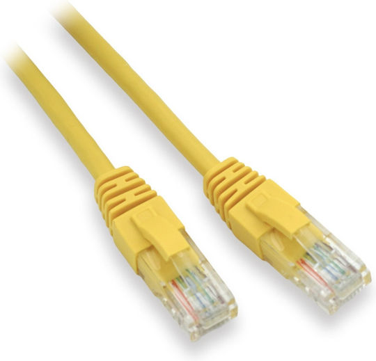 Lynx U/UTP Cat.5e (Gigabit) Network Cable Ethernet 0.1m Yellow 10 Pieces