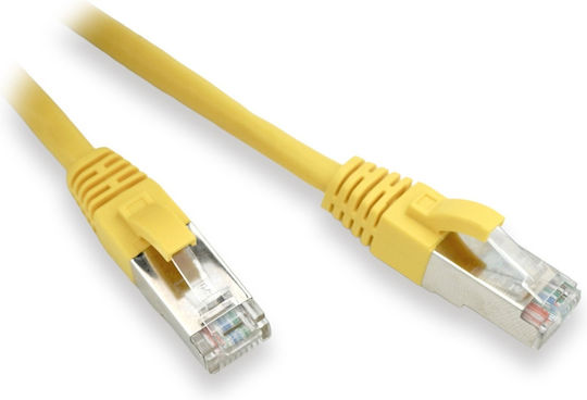 Lynx U/UTP Cat.5e (Gigabit) Καλώδιο Δικτύου Ethernet 0.3m Κίτρινο 10τμχ