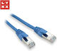 Lynx U/UTP Cat.5e (Gigabit) Καλώδιο Δικτύου Ethernet 0.5m Μπλε 10τμχ