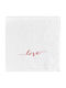 Xionoula Home Handtuch 40x60cm Weiß Gewicht 600gr/m²