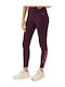 Women's Cropped Leggings Aubergine