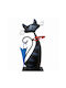 Decorative Cat Made of Metal 18x7x41cm