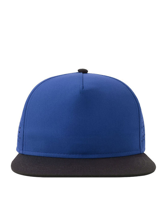 Atlantis S-Bank Five Five-Leaf Jockey Hat Recycled Polyester Royal Blue