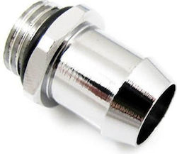 Xspc Connector Straight G1/4 Inch Male To 13mm Id Chrome Silver