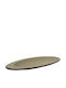 Novatex Oval Melamine Brown Serving Platter 34.29x12.6cm