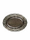 Verlo Shallow Oval Green Plate 37x28cm